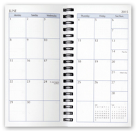 2015 wirebound monthly calendar refill pages